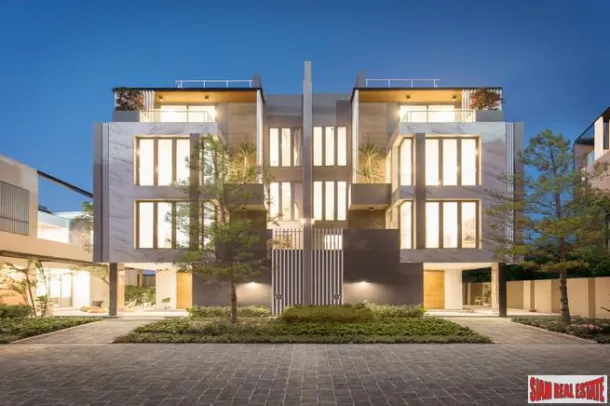 Finca Segura de Casas Adosadas de Lujo en Construcción en Sukumvit 101, Phunnawithee