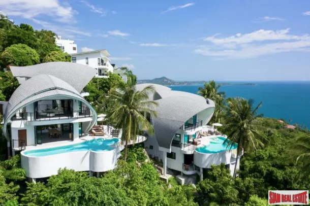 Complexo de Vilas de Luxo com 10 Quartos e Vista Mar - Chaweng Noi, Koh Samui - À Venda