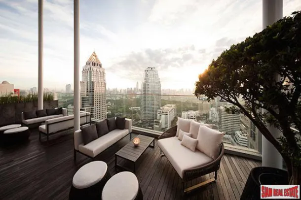 Saladaeng Residence - Silom'da Satılık Geniş Açık Yaşam Alanına Sahip Ekstra Büyük İki Yatak Odalı Daire