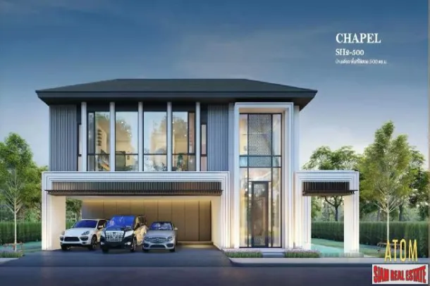 Exclusivo Desarrollo de Villas de Lujo con Arquitectura Inglesa en Bangna Rama 9 - Unidades de 4 Dormitorios