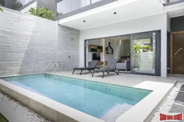 Villa con Piscina e Vista Montagna da Tre Camere da Letto in Vendita sulle Colline di Chalong