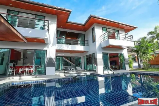 Chalong'da Küçük Güvenli Sitede İstisnai Üç Yatak Odalı Satılık Ev