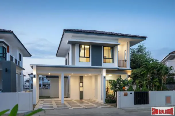 Villas modernes et neuves de trois chambres à vendre à San Sai Noi, Chiang Mai
