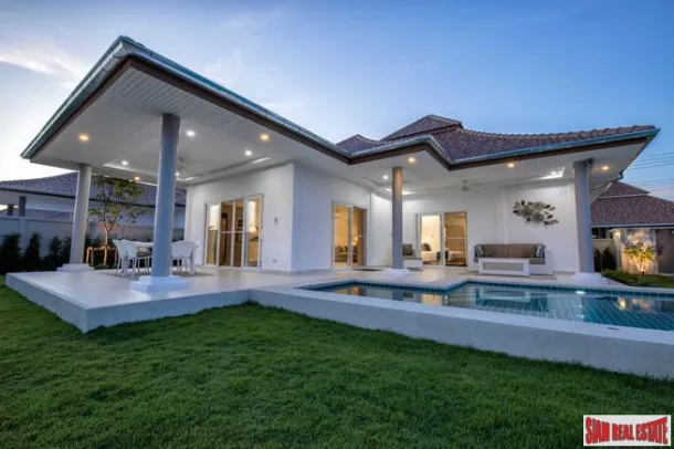 Nouveau Développement de Villas Personnalisables de Plain-Pied avec Piscine de 3-4 Chambres dans le Centre de Hua Hin
