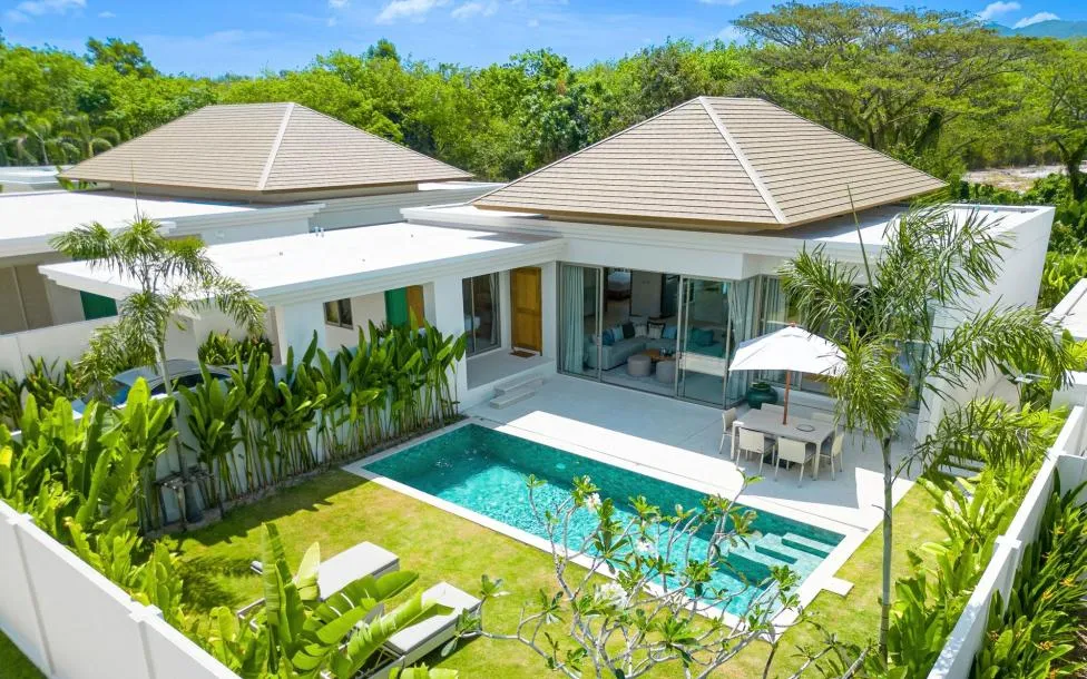Neues Privates Pool-Villaprojekt in Cherng Talay, 5 Autominuten von den Stränden Layan und Laguna entfernt
