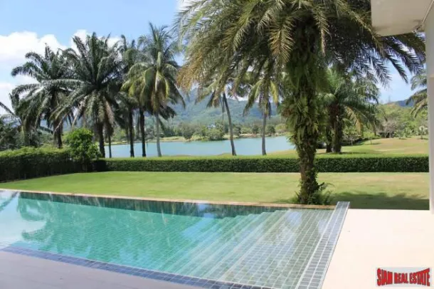 Baan Cocoon - Riesiges Privathaus mit vier Schlafzimmern, privatem Pool und Blick auf Golfplatz und See zum Verkauf in Kathu