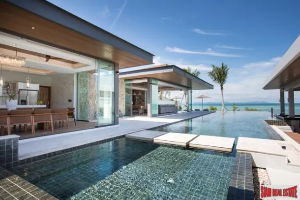 Villa di Lusso Definitiva con 6 Camere da Letto Fronte Mare a Laem Sor Beach, Sud-Ovest dell'Isola di Koh Samui
