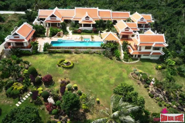 Villa Udorn Thara - Espectacular Villa de Lujo de 5 Dormitorios en 4 Rai en Venta en Bophut, Koh Samui