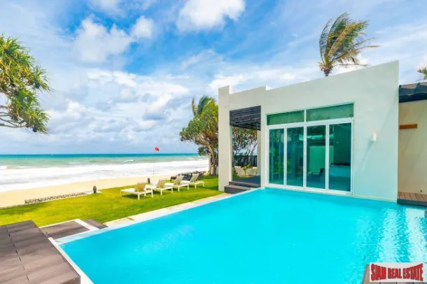 Absolute Beachfront Villa Natai - Exquisite Three Bedroom Sea View Pool Villa for Sale