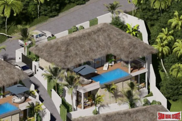 Villas Lamai Koh Samui - Neubau von 3 Schlafzimmern Zeitgenössische Poolvillen mit Meerblick in Lamai - Letztes Grundstück!
