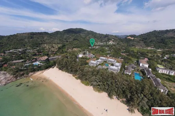 Plus de 2 Rai de Terrain avec Vue sur Mer à Vendre Près de la Plage de Nai Thon