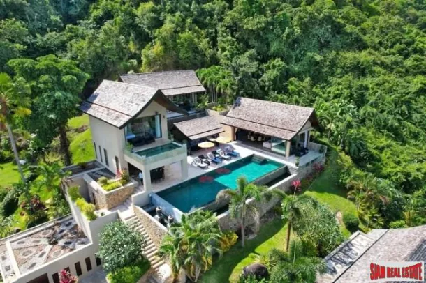 Villa Tiga - 4-Schlafzimmer-Villa mit Meerblick am Hang in Chaweng, Nordost-Koh Samui