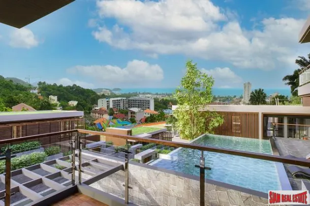Panorama-Meerblick-Poolvillenprojekt zum Verkauf in Karon