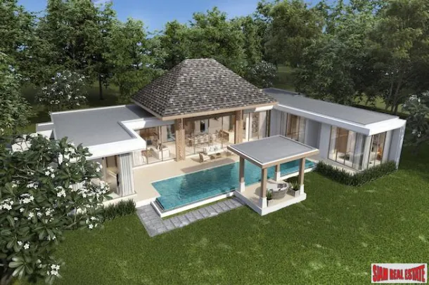 Neue Poolvillen mit 3 & 5 Schlafzimmern zum Verkauf in erstklassiger Lage in Thalang