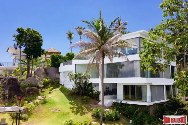 Luxuosa Villa Espaçosa de 5 Quartos com Piscina, Excelente para Aluguel na Prestigiada Área de Chaweng Noi Hills, Koh Samui