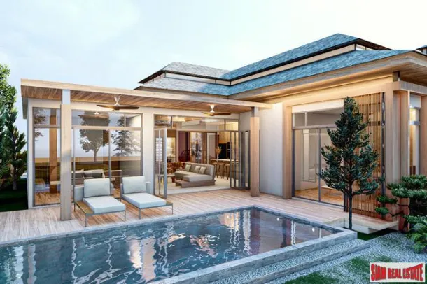 Rawai'de Satılık Modern & Yeni Üç Yatak Odalı Tek Katlı Havuzlu Villa