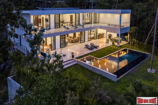 Luxuriöse 5-Schlafzimmer-Villa mit 6 Bädern, Top-Lage in Lamai, Koh Samui