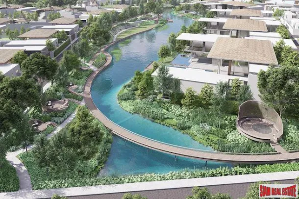 Neue Luxus-Poolvillen mit 4 & 5 Schlafzimmern zum Verkauf in Layan, Phuket