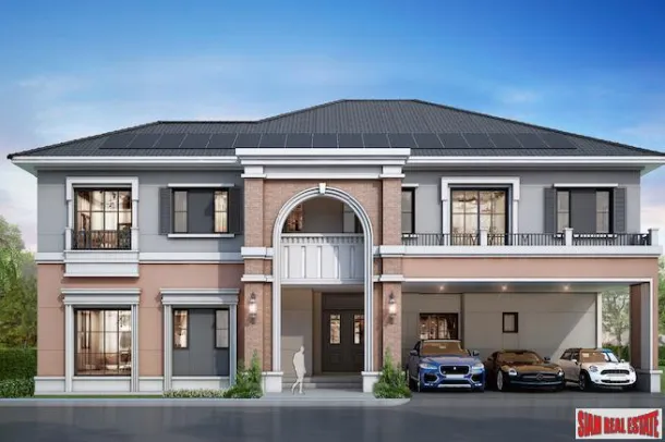 Esclusive ville Grand Pool con 6 camere da letto e giardini spaziosi, a pochi passi da BISP - In vendita a Koh Kaew