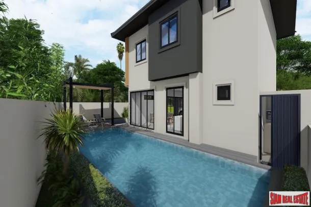Villa con Piscina Tre Camere da Letto in Vendita in Posizione Comoda a Hang Dong