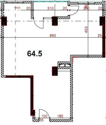 Apartamento de 1 Quarto em Batumi