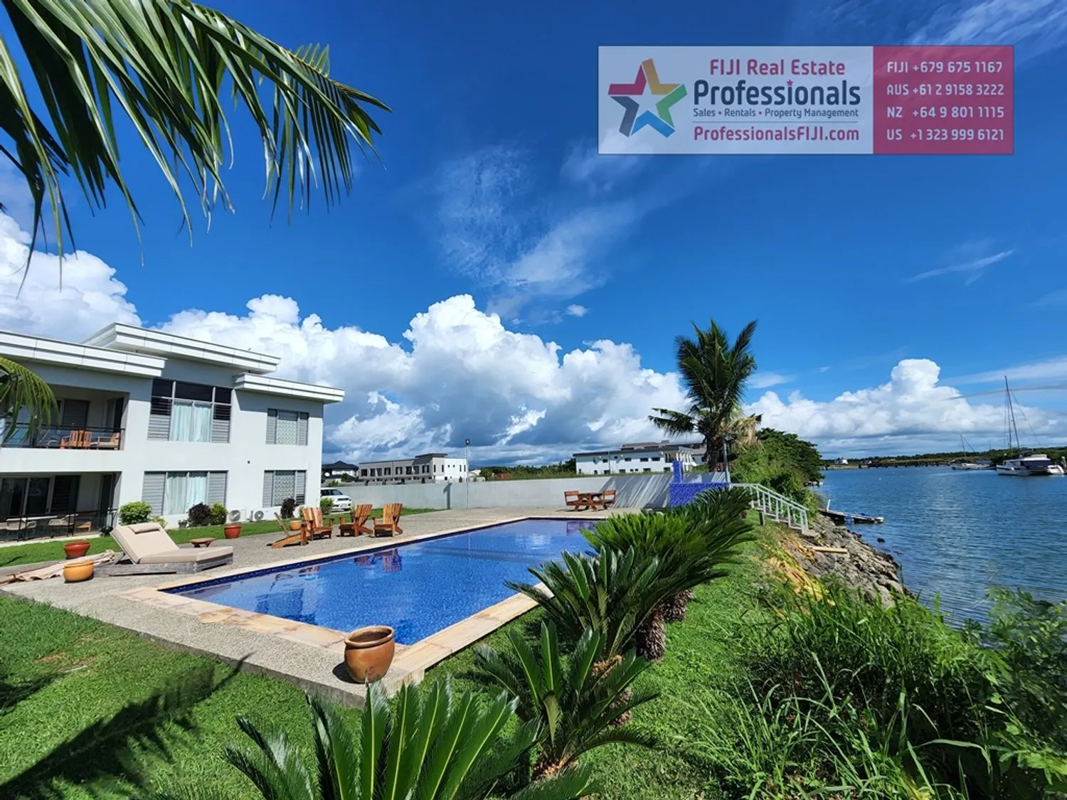 LEBEN SIE IHR BESTES LEBEN DIREKT AM WASSER AUF DER FABELHAFTE FANTASY ISLAND, FIJI! 🌴🌊