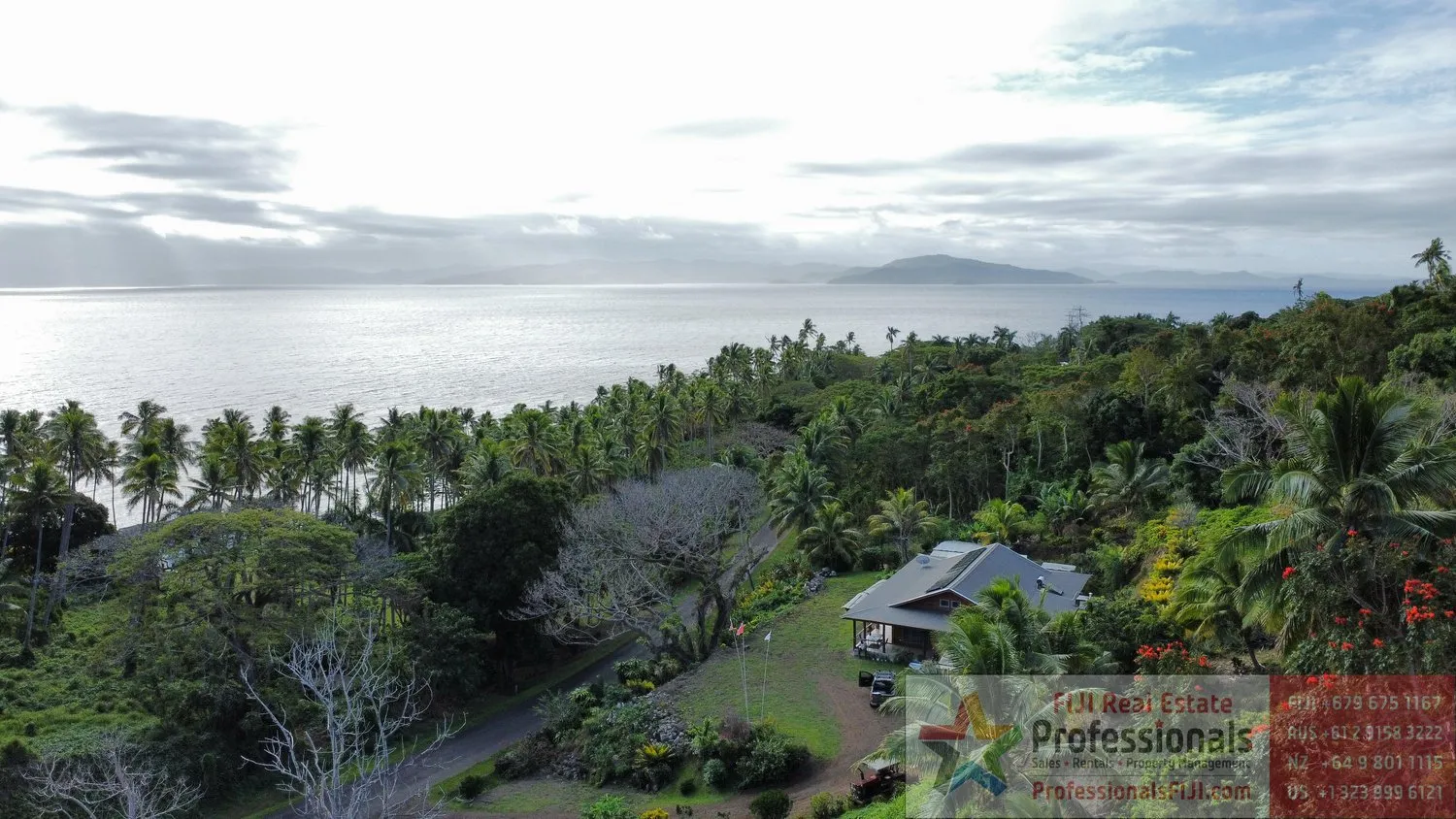 Casa con Vista sull'Oceano e 3 Camere da Letto a Taveuni Estates con Energia Solare, Giardini Tropicali e Tramonti Magici!
