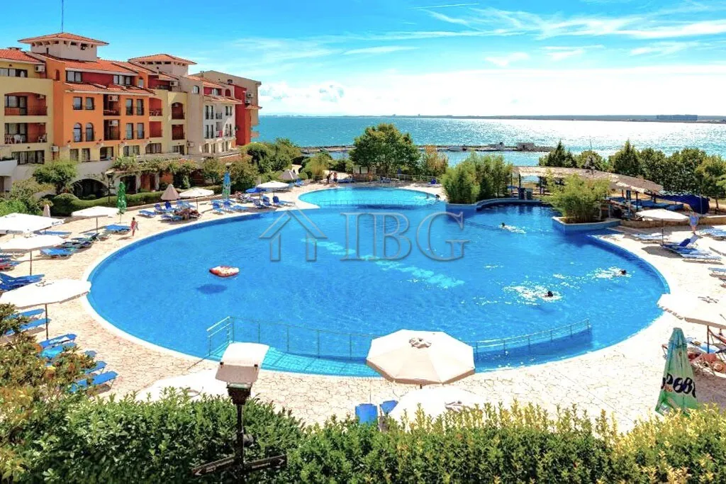 Big 53 sq. m. Studio with Balcony | Marina Cape, Aheloy – First Line to the Beach