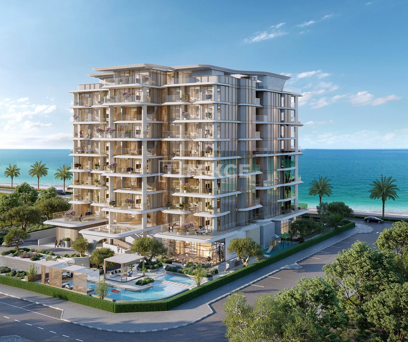 Seafront Apartments with Private Pools in Palm Jumeirah
