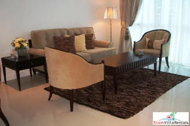 Athenee Residence - Apartamento de Dois Quartos para Alugar Perto da Estação BTS Ploenchit & Central Department