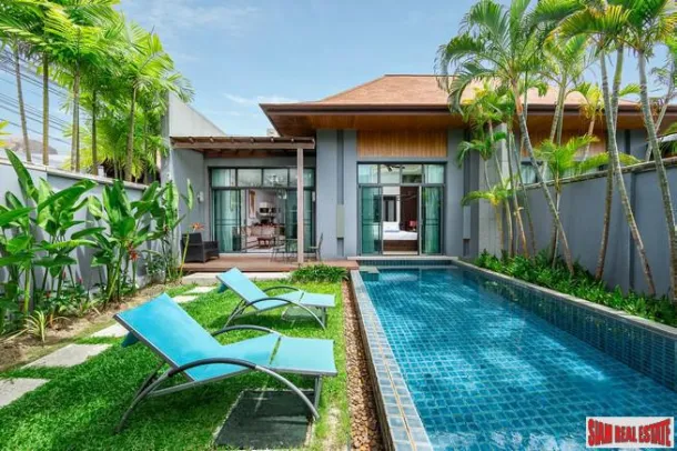 Two Villas Onyx - Nai Harn'da Özel Havuzlu Kiralık İki Yatak Odalı Yarı Müstakil Villa