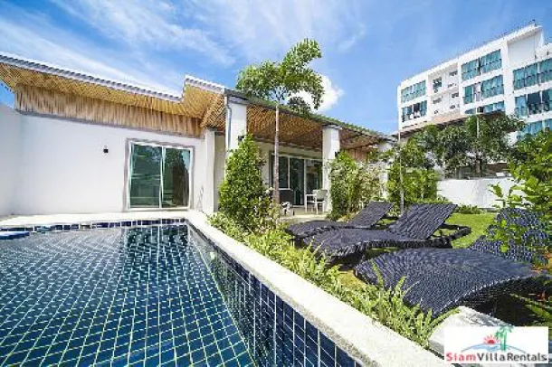 Kamala'da Kiralık Modern İki Yatak Odalı Havuzlu Villa