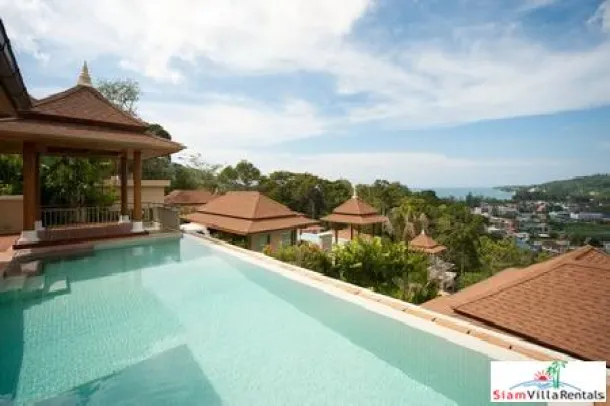 Villas Tantawan - Ein-Schlafzimmer-Poolvilla mit Meerblick zur Miete in privatem Kamala Resort