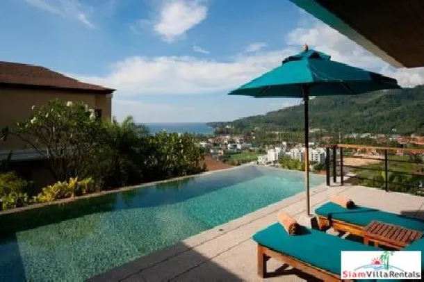 Tantawan Villas - Villa com Piscina de Dois Quartos com Vista para o Mar para Alugar em Resort Privado em Kamala