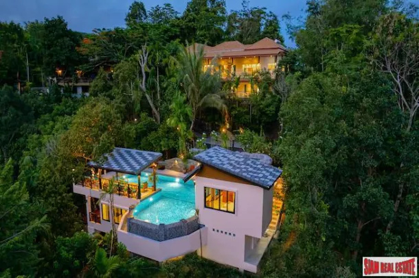 Villa Privata con Sei Camere da Letto e Piscina su una Collina Privata con Vista sul Golf, Montagna e Lago a Kathu