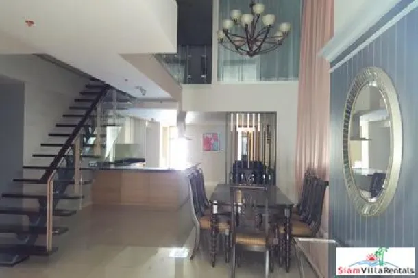 Circle Condominium - Impecable Penthouse de 4 dormitorios @ 296 m² en alquiler en Phetchaburi