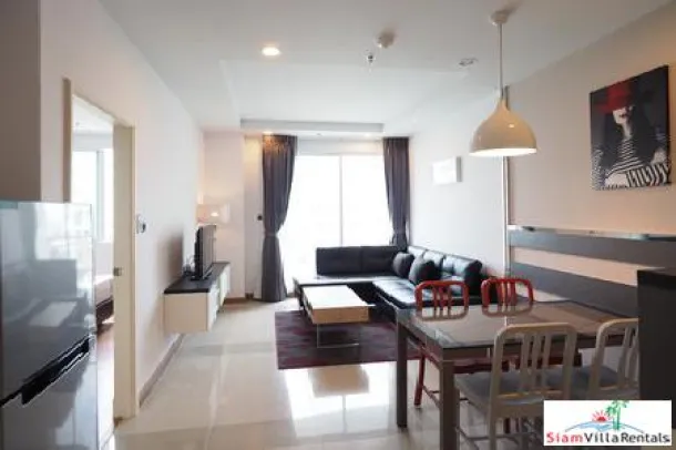 Supalai Wellington - Großes 1-Schlafzimmer-Apartment zur Miete in der Nähe von BTS Thailand Cultural Centre