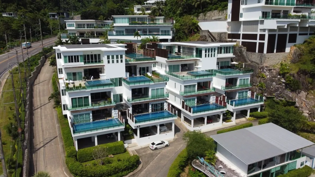 Kamala Falls - Apartamento Contemporâneo de Três Quartos com Piscina Privada e Vista Mar para Alugar