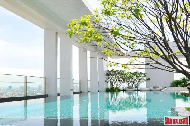 Rhythm Narathiwas - Appartement d'angle de deux chambres avec vue sur la ville à louer à Sathorn