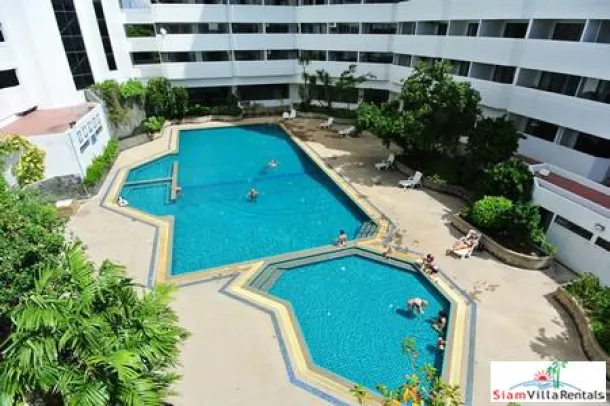 Fantastique Grand Appartement de 3 Chambres à Louer à côté de Jomtien Beach