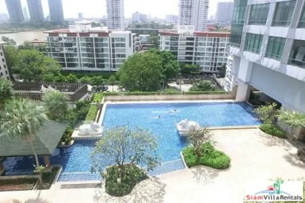 Baan Sathorn Chaophraya - Vistas al río desde cada habitación de este dormitorio en Krung Thonburi
