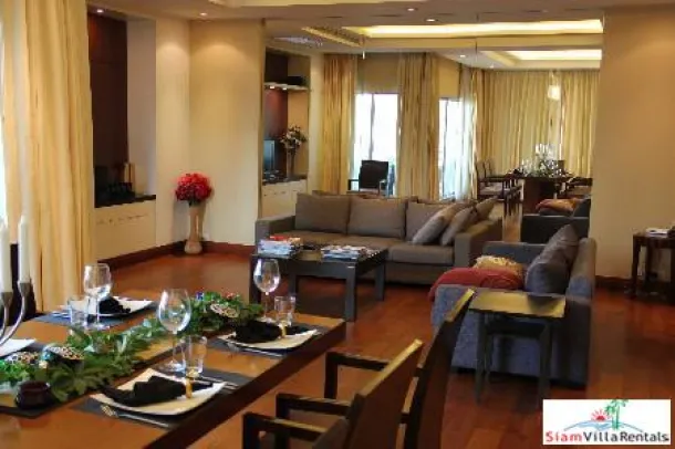 Royal Residence Park - Günstig gelegene Vier-Schlafzimmer-Eigentumswohnung zur Miete in Lumphini