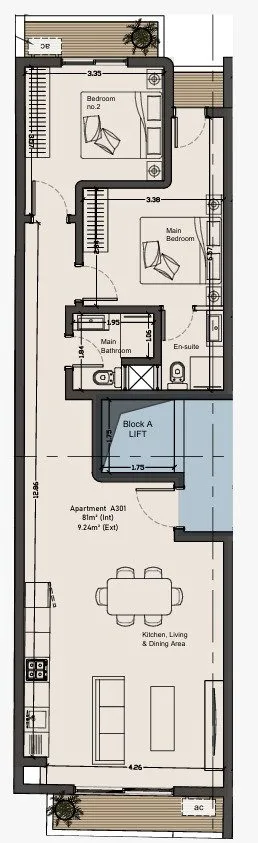 Apartamento em Paola, Paola, Malta, photo 3