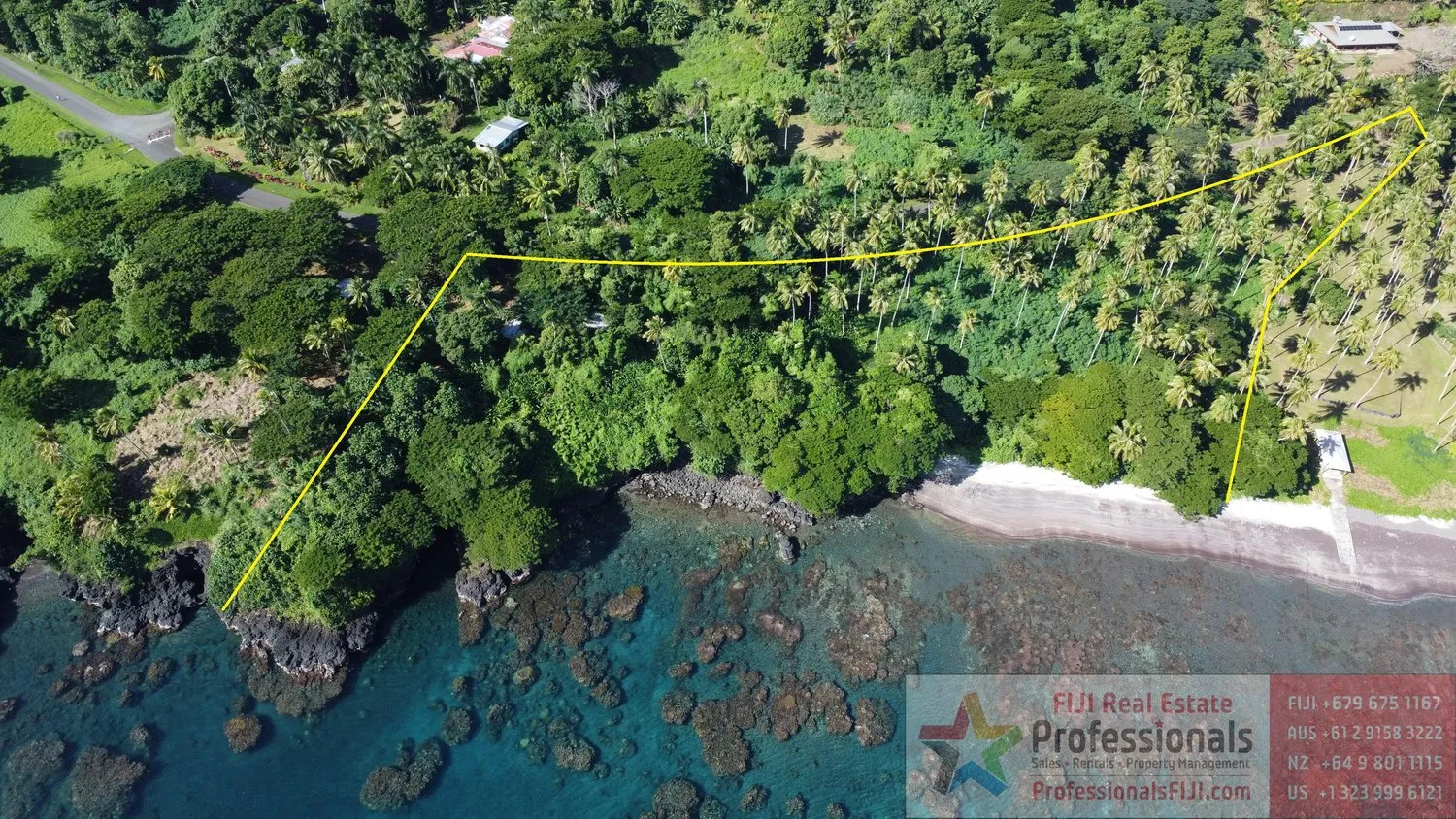 🌺 Taveuni'nin Gizli Cevheri — 3 Dönüm Ücretsiz Sahipli Sahil Cenneti!