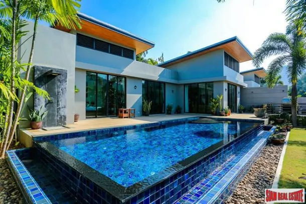 Villa Privata con Piscina 4 Camere da Letto su Grande Terreno a Nai Harn Baan Bua