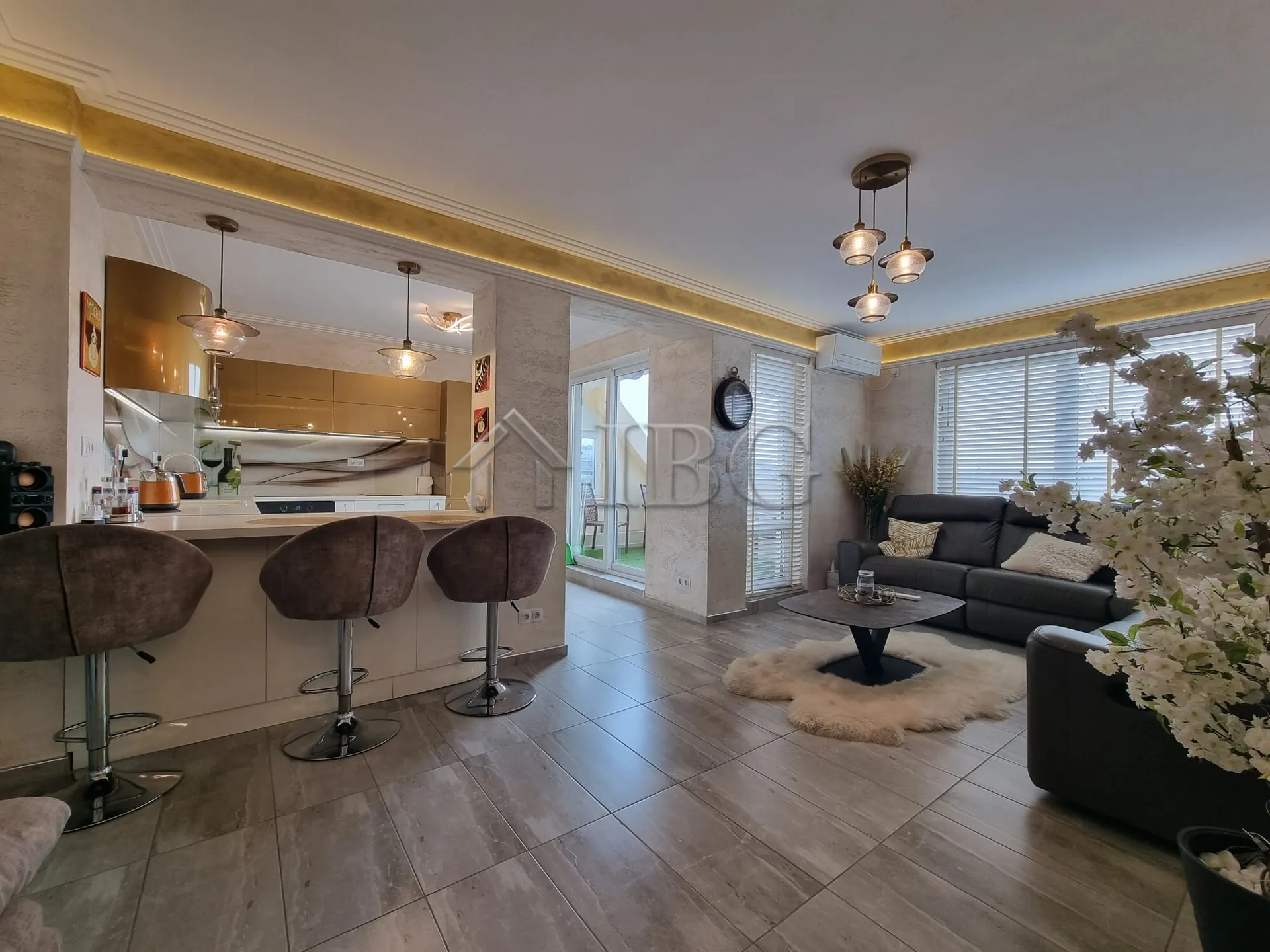 Geniş 119 m² 2 Yatak Odası ve 2 Banyo Daire | Sea Dreams, Sveti Vlas