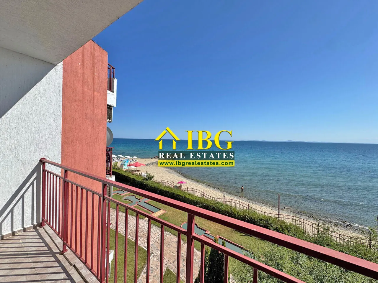 Appartement meublé de 1 chambre avec vue sur mer | Privilege Fort Beach, Elenite