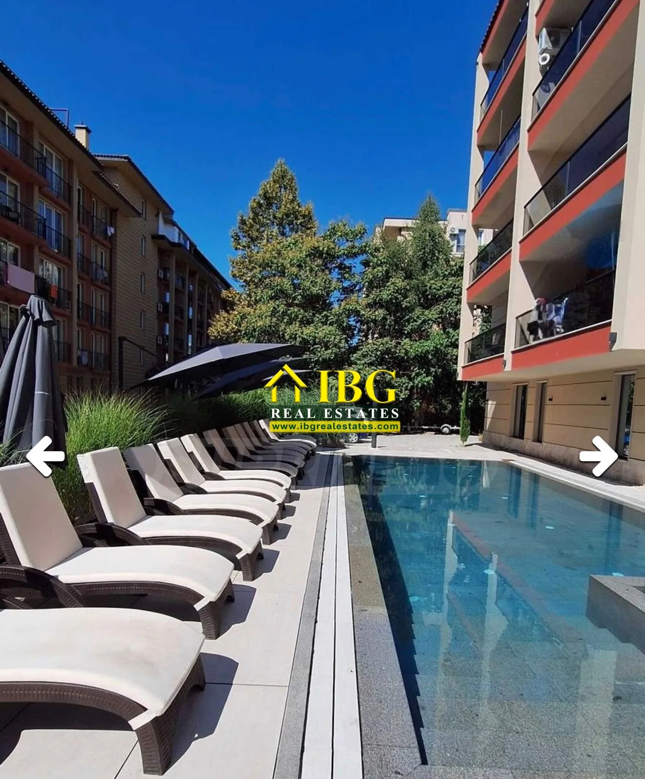 Yerden Isıtmalı 1 Yatak Odalı Daire | Sunny View Central, Sunny Beach