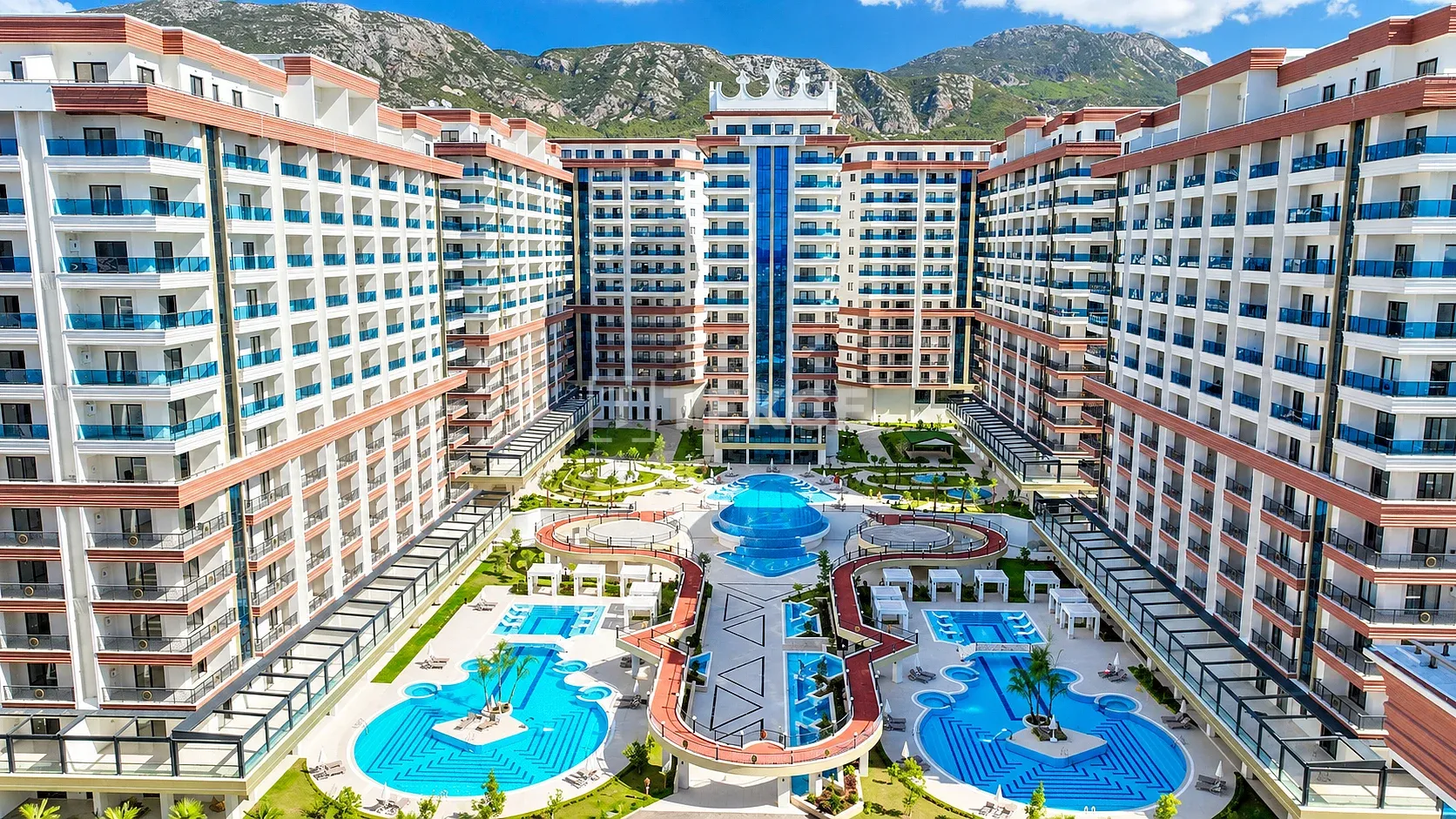 Wohnungen zum Verkauf in einem Hotelkonzept-Projekt in Alanya Antalya