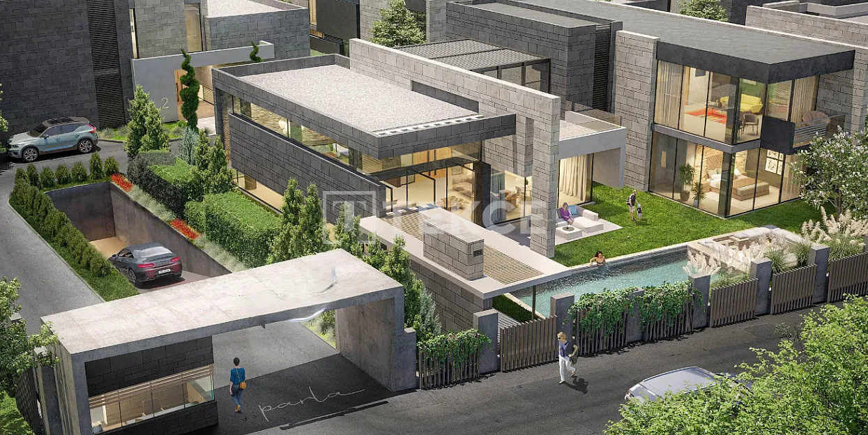 Detached Houses with Private Pools and Gardens in İncek Ankara